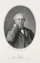 Portræt af Nikolay Alexeyevich Milyutin 1818-1872, 1883