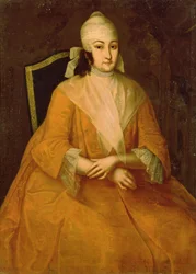 Portræt af Anna Leopoldovna (olie på lærred)