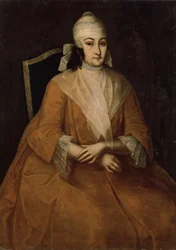 Portræt af Anna Leopoldovna, Ruslands regent 1718-1746, mellem 1740 og 1746