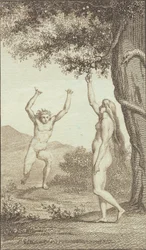 Illustration til Ewalds "Adam og Eva". III
