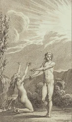 Illustration til Ewalds "Adam og Eva". II