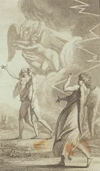 Illustration til Ewalds "Adam og Eva". V