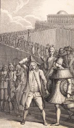 Illustration til Johannes Ewald "Lykkens Tempel"