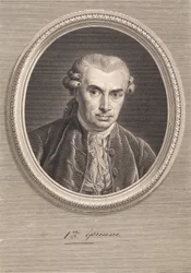 Portræt af læge Johan von Berger