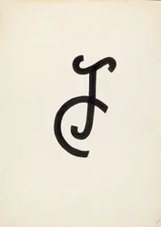 Kvægmærke, ca. 1936.