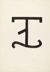Kvægmærke, ca. 1936.