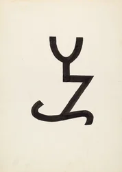 Kvægmærke, ca. 1936.