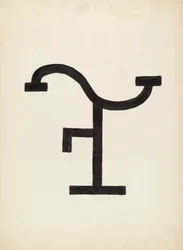 Kvægmærke, ca. 1936.