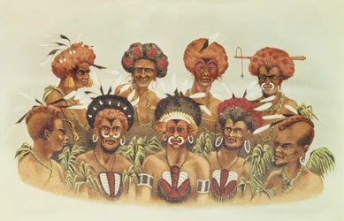 Natives of Humboldt Bay, fra At Anchor af J.J. Vild