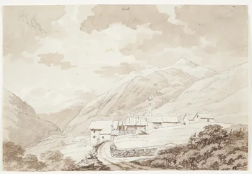 Landsbyen Airolo i Alperne