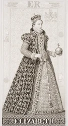 Dronning Elizabeth I (1533-1603) fra 