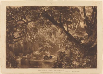 Aesacus and Hesperie, udgivet 1819.