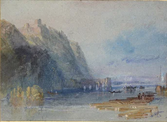 Chateau Hamelin, mellem Oudon og Ancenis, c1830