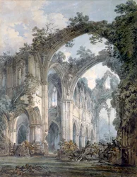 «Inde i Tintern Abbey, Monmouthshire», ca. 1794