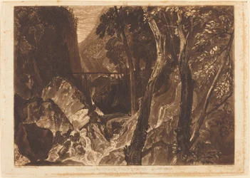 Mølle nær Grand Chartreuse, udgivet 1816.