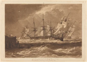 Ships in a Breeze, udgivet 1808.