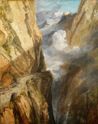 Passet af Saint Gotthard, Schweiz, 1803-04.