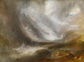 Aosta-dalen: Snestorm, lavine og tordenvejr, 183637.