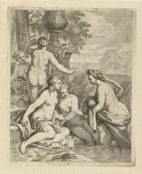 Thetis vender tilbage til sine vandnymfer Scener fra Achilles