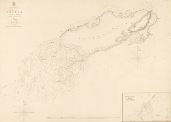 Vestindiens Mosquitokyst Utilla Island opmålt af kommandør R. Owen 1835