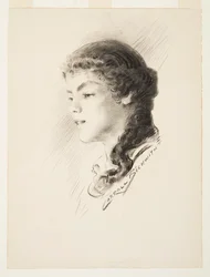 Portræt, muligvis Elizabeth Vail