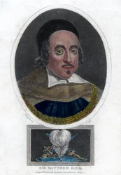 Sir Matthew Hale, Lord Chief Justice of England fra det 17. århundrede, 1808.
