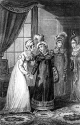 Det sidste interview mellem Hendes Majestæt og Prinsesse Charlotte, 1820.