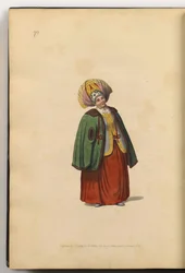 Kalugas købmandskone Fra: The Costumes Of The Russian Empire, 1803