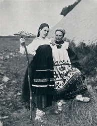 To kvinder fra Ryazan, Central Rusland, 1912