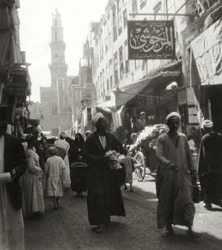 Bazaar of El Ghoria, Cairo, Egypten, 20. århundrede