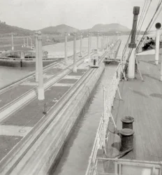SS Orbita, Panamakanalen, Panama, 20. århundrede