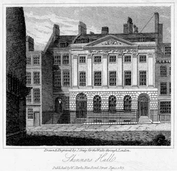 Skinners Hall, City of London, 1817.