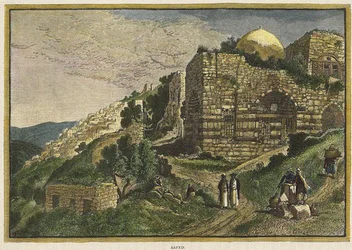 Safed. Fra: Malerisk Palæstina, Sinai og Egypten