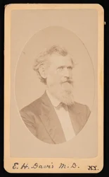 Portræt af Edwin Hamilton Davis 1811-1888, før 1888.