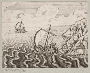 Illustration til Adam Olearius, "Persisk Rosenthal af en genial digter Schich Saadi […]", Slesvig 1660