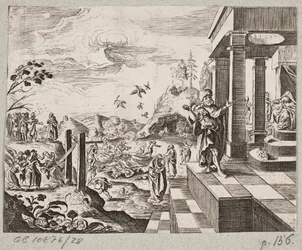Illustration til Adam Olearius, "Persisk Rosenthal af en genial digter Schich Saadi […]", Slesvig 1660