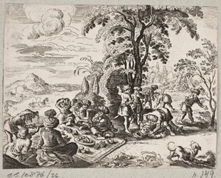 Illustration til Adam Olearius, "Persisk Rosenthal af en genial digter Schich Saadi […]", Slesvig 1660