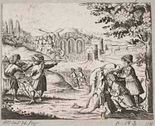 Illustration til Adam Olearius, "Persisk Rosenthal af en genial digter Schich Saadi […]", Slesvig 1660