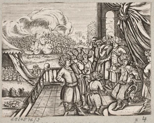 Illustration til Adam Olearius, “Persisk Rosenthal fra en meningsfuld digter Shich Saadi […]”, Schleswig 1660