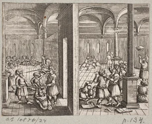 Illustration til Adam Olearius, "Persisk Rosenthal af en genial digter Schich Saadi […]", Slesvig 1660