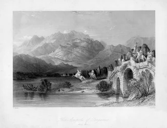 Akropolis i Pergamum Bergama, Tyrkiet, 1800-tallet.