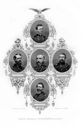 Unionsborgerkrigsgeneraler i departementerne i øst, 1862-1867.