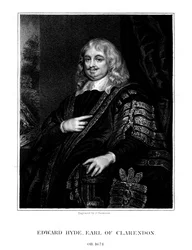 Edward Hyde, 1. jarl af Clarendon, engelsk historiker og statsmand, 1824.