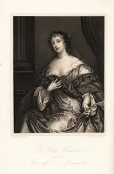 Elizabeth Hamilton, La Belle Hamilton, bagefter grevinde de Grammont, hustru til Philibert de Grammont, en af Windsor-skønhederne