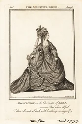 Miss Elizabeth Younge i karakteren af Zara i William Congreves The Mourning Bride