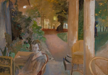 På verandaen