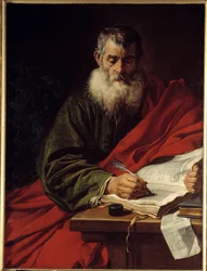 Sankt Pauls skrift. Maleri af Jacob Adriaensz Backer (1608-1651) Ec. Hol.