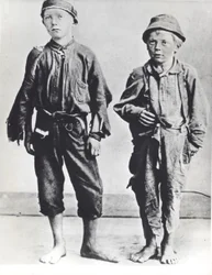 Street Arabs of New York City, ca. 1900 (s/h-billede)