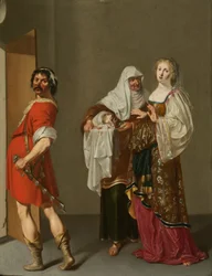 Salome med Johannes Døberens hoved, midten af 1600-tallet (olie på træ)