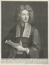 Portræt af komponisten og violinisten Arcangelo Corelli 1653-1713